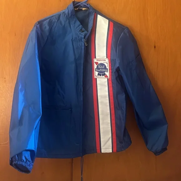 Vintage Pabst Blue Ribbon jacket. Size Medium - Picture 2 of 4